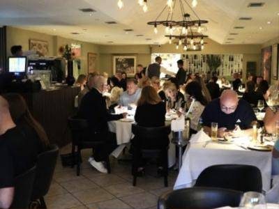 Busy dining room